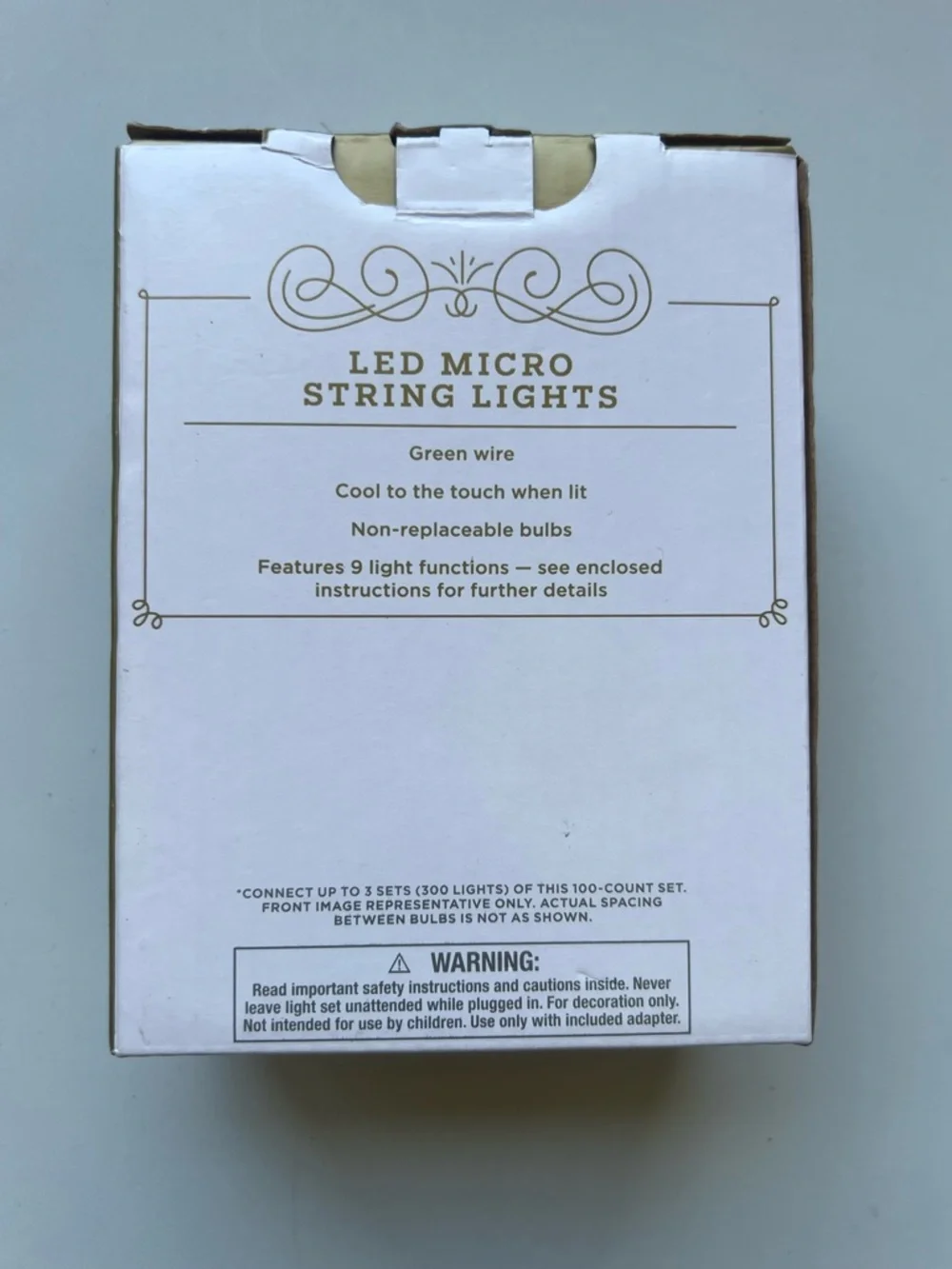 LED MICRO STRING LIGHTS COOL WHITE | 8'3